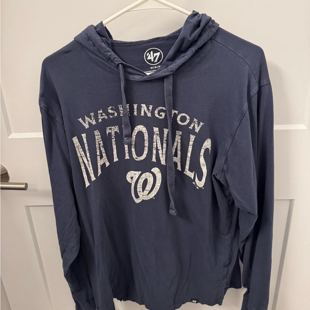 47 Brand Navy Washington Nationals Hoodie